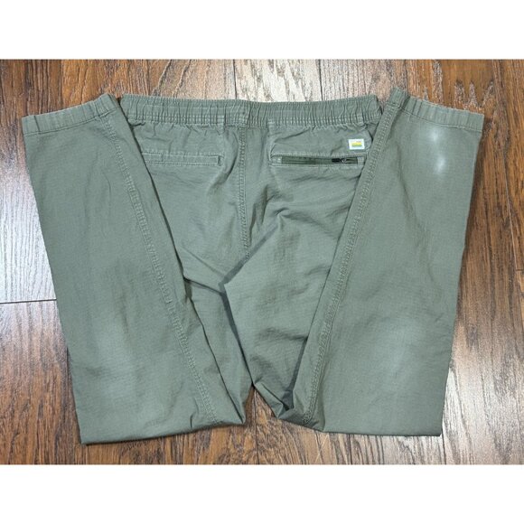 VUORI Womens Green Jogger Pants Drawstring Waist Casual Zip Pocket Tapered leg - Picture 3 of 10